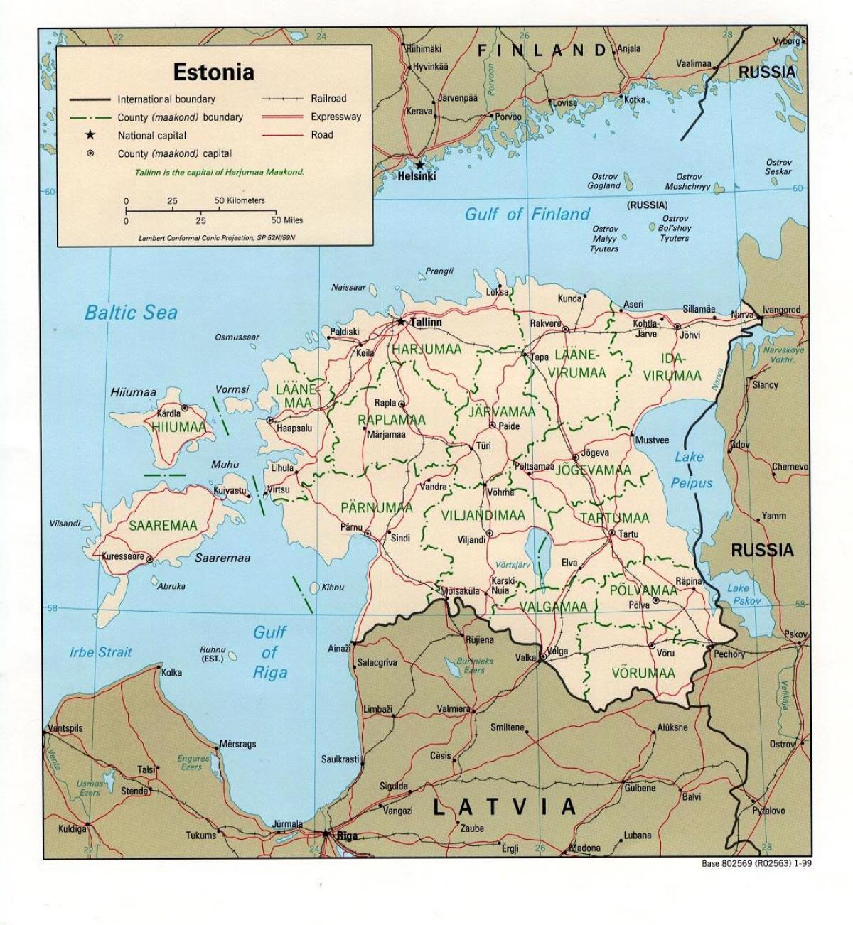 mapa d'Estònia mapa de localització