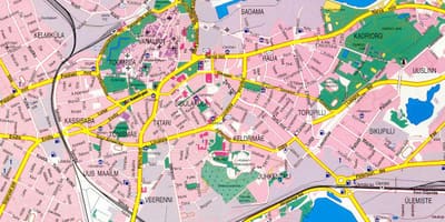 Mapa de tallinn, Estònia 